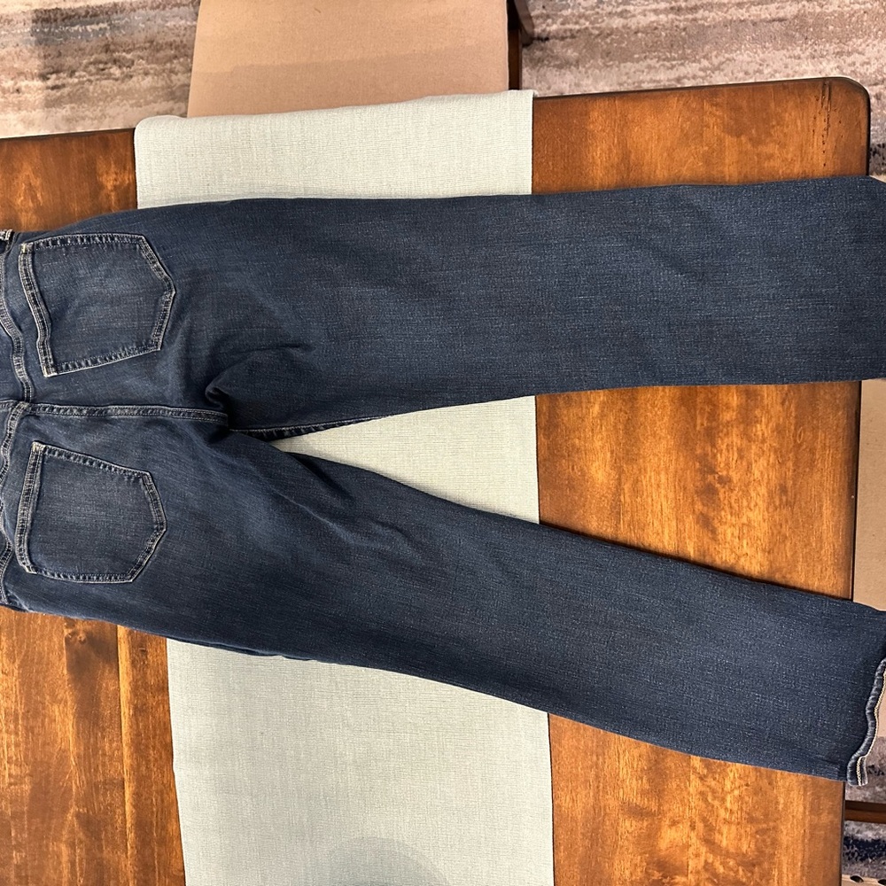 Ladies blue jeans